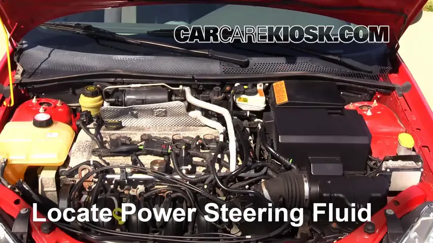 2004 Ford Focus ZTS 2.3L 4 Cyl. Power Steering Fluid Add Fluid